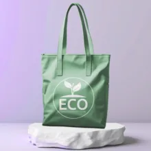 Eco tote bag template. - PSD Mockup
