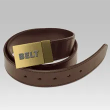 A brown belt with the word template on it. - PSD Mockup