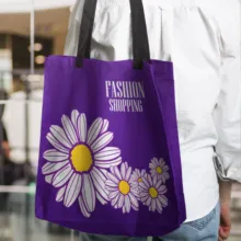 Fashion shopping template bag. - PSD Mockup